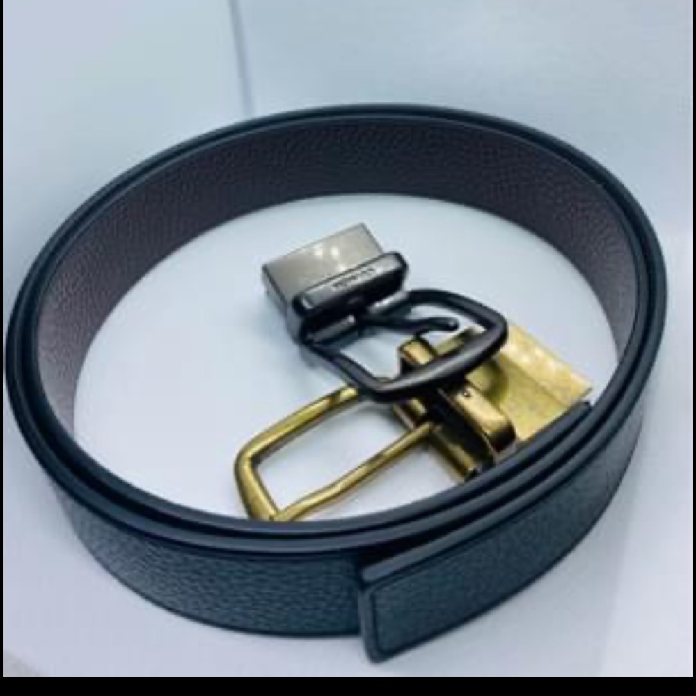 Coach men’s leather belt